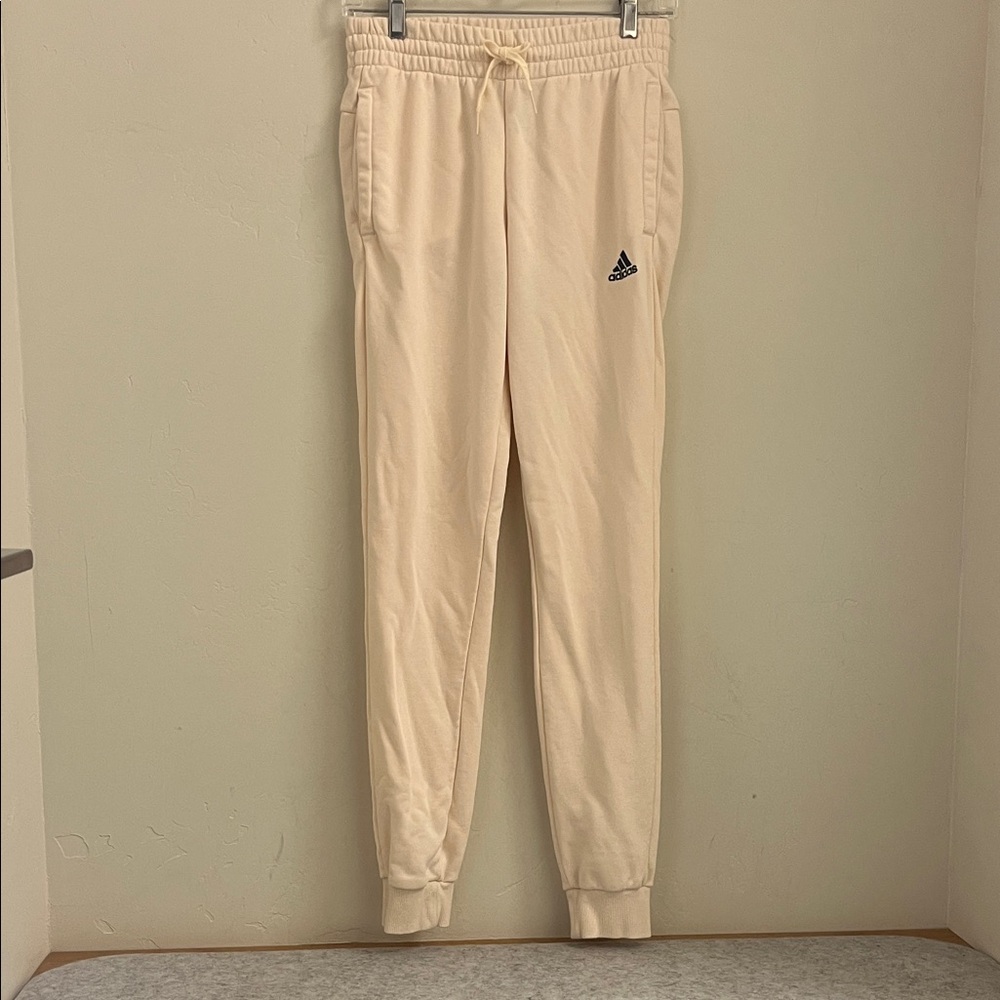 Adidas Women’s Cream Colored Joggers Size XS